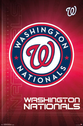 Washington Nationals Official MLB Baseball Team Logo Poster - Trends I –  Sports Poster Warehouse