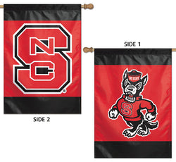 NC State Wolfpack Official NCAA Sports 2-Sided 28x40 Vertical Flag Wall Banner - Wincraft Inc.