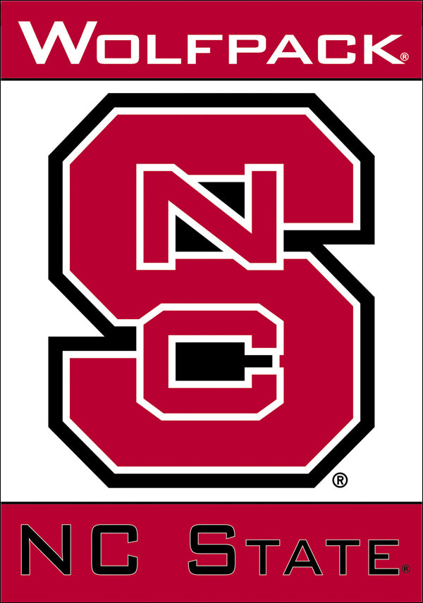 NC State Wolfpack Official 28x40 NCAA Premium Team Banner - BSI Produc