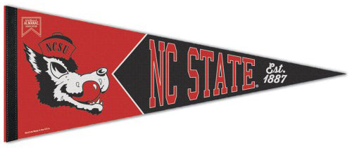 NC State Wolfpack NCAA Classic Wolf-Style Premium Felt Collector's Pennant - Wincraft Inc.