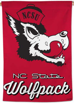 NC State Wolfpack College Vault "Slobbering Wolf"-Style Official NCAA Premium 28x40 Wall Banner - Wincraft Inc.