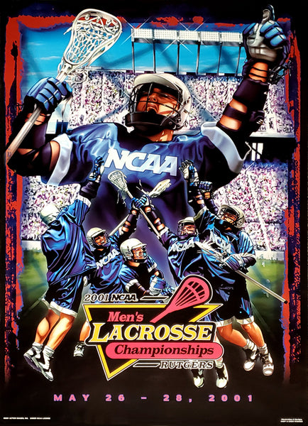 NCAA Lacrosse Championships 2001 Official Event Poster - Action Images Inc.