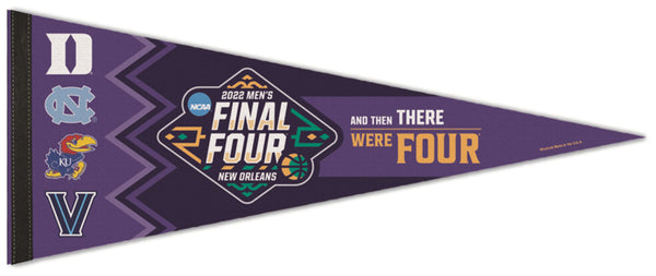 NCAA Men's Basketball Final Four New Orleans 2022 Official Premium Felt Event Pennant - Wincraft