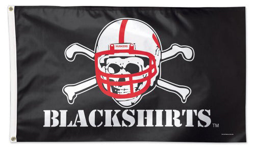 University of Nebraska Cornhuskers Football "Blackshirts" NCAA Deluxe 3'x5' Flag - Wincraft Inc.