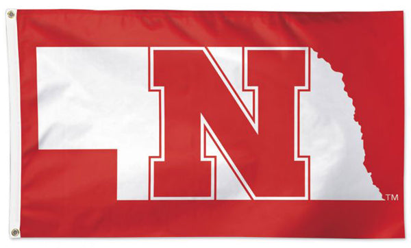 Nebraska Huskers 12 Team Color Flag Sign
