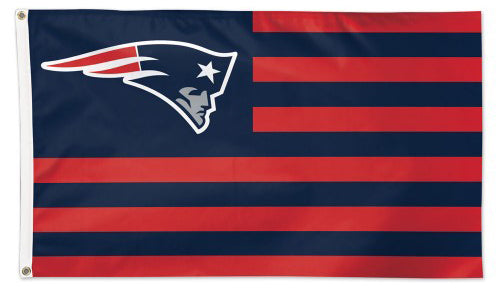 New England Patriots "Americana" Official NFL Football HUGE 3'x5' Deluxe-Edition Team FLAG - Wincraft