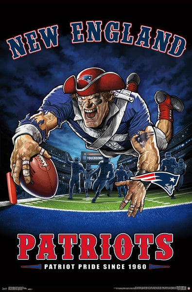 New England Patriots "Patriot Pride Since 1960" NFL Theme Art Poster - Trends International