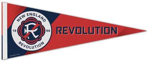 New England Revolution Official MLS Soccer Premium Felt Collector's Pennant - Wincraft 2022