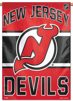 New Jersey Devils Official NHL Hockey Team Premium 28x40 Wall Banner - Wincraft Inc.