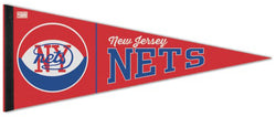 New York New Jersey Nets Retro-1970s-Style ABA/NBA Basketball Premium Felt Pennant - Wincraft Inc.