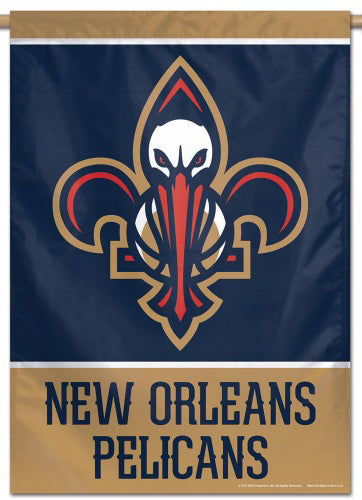 New Orleans Pelicans Official NBA Basketball Premium 28x40 Team Logo Wall Banner - Wincraft Inc.