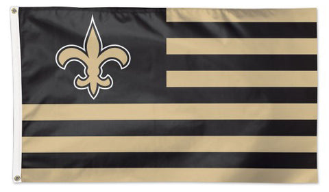 New Orleans Saints "Americana" Official NFL Football HUGE 3'x5' Deluxe-Edition Team FLAG - Wincraft