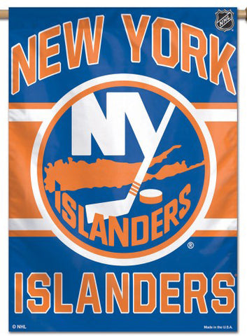 New York Islanders Official NHL Hockey Team Premium 28x40 Wall Banner - Wincraft Inc.