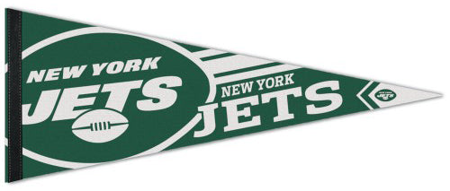 New York Jets NFL Logo-Style Premium Felt Collector's Pennant - Wincraft Inc. 2019