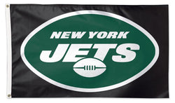 New York Jets Official NFL Football Deluxe-Edition 3'x5' Team Flag - Wincraft Inc.