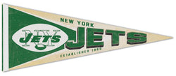 New York Jets NFL Retro 1960s AFL-Style Premium Felt Collector's Pennant - Wincraft Inc.