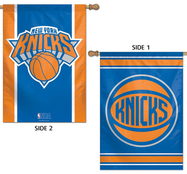 New York Knicks Official NBA Basketball Team Logos 2-Sided 28x40 Wall BANNER - Wincraft Inc.