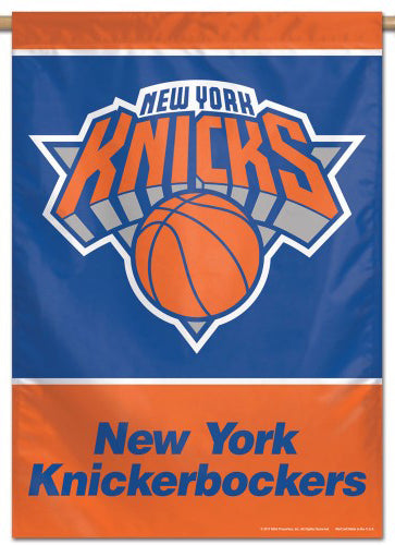 New York Knicks Official NBA Basketball Premium 28x40 Team Logo Wall Banner - Wincraft Inc.