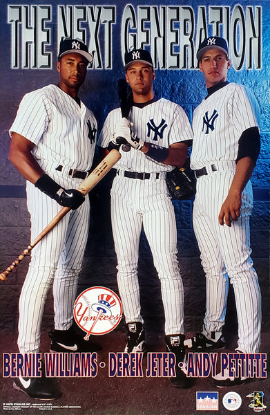 New York Yankees "Next Generation" Poster (Jeter, Williams, Pettitte) - Starline 1998