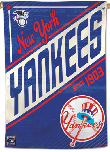  MLB New York Yankees Team Color and Logo Door Banner