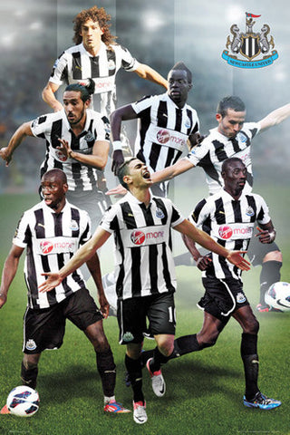 Newcastle United FC "Super Seven" (2012/13) Action Poster - GB Eye