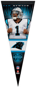 Cam Newton "QB 1" Premium NFL Felt Collector's Pennant - Wincraft Inc.