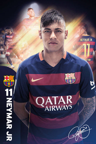 Neymar Jr. "The One" FC Barcelona Signature Series Official Poster - GB Eye 2015/16