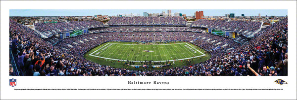 Baltimore Ravens "Touchdown!" M&T Bank Stadium Gameday Panoramic Poster Print - Blakeway