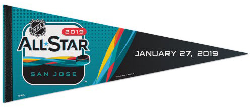 NHL All-Star Game 2019 (San Jose) Official Premium Felt Collector's Pennant - Wincraft