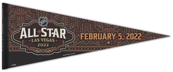 NHL All-Star Game 2022 (Las Vegas) Official Premium Felt Collector's Pennant - Wincraft