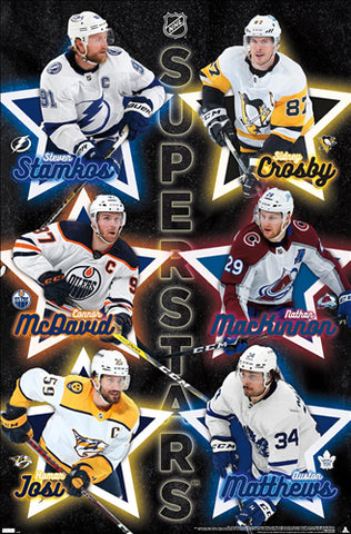 The NHL Hockey Universe All 32 Team Logos Official Poster - Costacos Sports