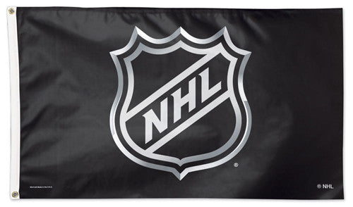 National Hockey League NHL HOCKEY Official Shield Logo DELUXE 3' x 5' Flag - Wincraft Inc.