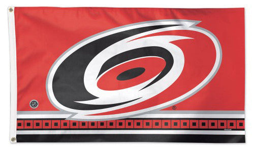 Carolina Hurricanes Official NHL Hockey 3'x5' Deluxe-Edition Flag - Wincraft Inc.