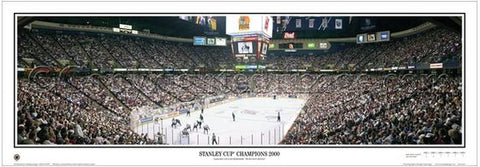 New Jersey Devils Stanley Cup Champions 2000 Panoramic Poster Print - Everlasting Images