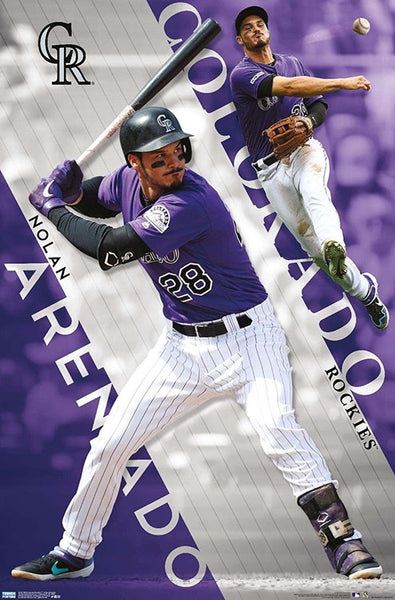 Nolan Arenado "Colorado Classic" Colorado Rockies Official MLB Baseball Poster - Trends 2020