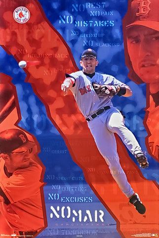 Nomar Garciaparra "No Excuses" Boston Red Sox Poster - Costacos 2003