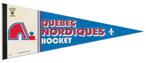Quebec Nordiques NHL Vintage Hockey Collection (1979-95 Style) Premium Pennant