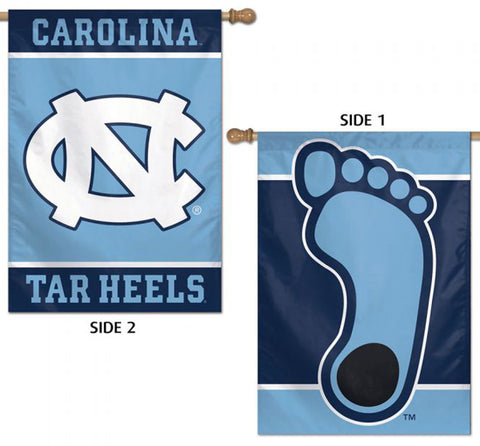 North Carolina Tar Heels Official NCAA Sports 2-Sided Vertical Flag Wall Banner - Wincraft Inc.
