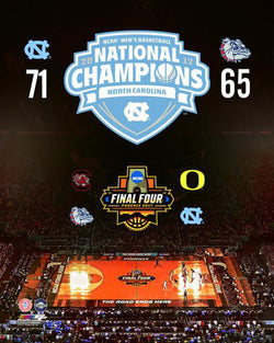 North Carolina Tar Heels 2017 NCAA National Basketball Champions Premium Poster - Photofile 16x20