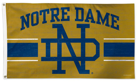 Notre Dame Fighting Irish Retro 1950s-Style College Vault Collection NCAA Deluxe-Edition 3'x5' Flag