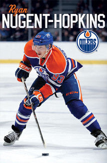 Ryan Nugent-Hopkins "Dynamo" Edmonton Oiilers Poster - Costacos Sports