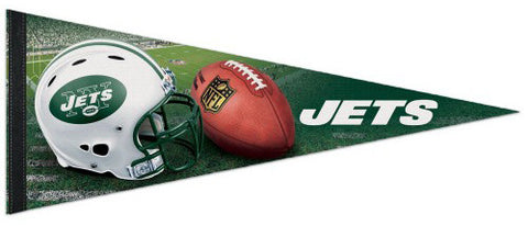 New York Jets Official NFL Helmet Logo Premium Felt Collector's Pennant - Wincraft