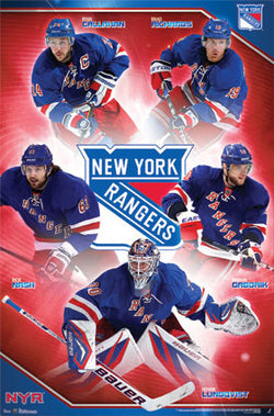 New York Rangers All-Time Greats (15 Legends, 4 Stanley Cups) Premium –  Sports Poster Warehouse