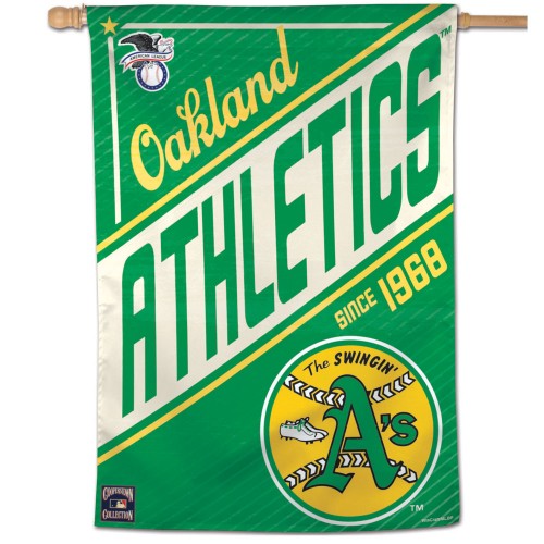 Oakland A's "Since 1968" Cooperstown Collection Premium 28x40 Wall Banner - Wincraft Inc.