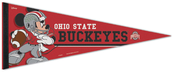 Ohio State Buckeyes "Mickey QB Gunslinger" Official NCAA/Disney Premium Felt Pennant - Wincraft Inc.
