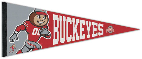 Ohio State Buckeyes Football "Running Back Brutus" Official NCAA Premium Felt Collector's Pennant - Wincraft