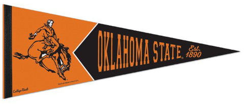 Oklahoma State Cowboys NCAA College Vault 1950s-Style Premium Felt Collector's Pennant - Wincraft Inc.