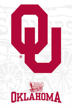 University of Oklahoma Sooners Official NCAA Team Logo Poster - Costacos