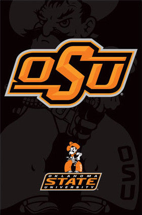 Oklahoma State University Cowboys Official NCAA Team Logo Poster - Costacos Sports