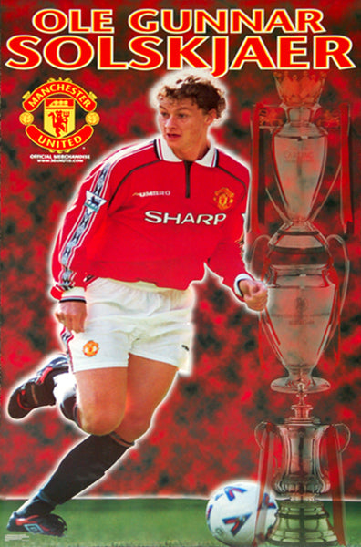 Ole Gunnar Solskjaer "Champion" Manchester United FC Soccer Poster - Starline 1999
